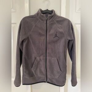 Jordan Gray Fleece zip up size L